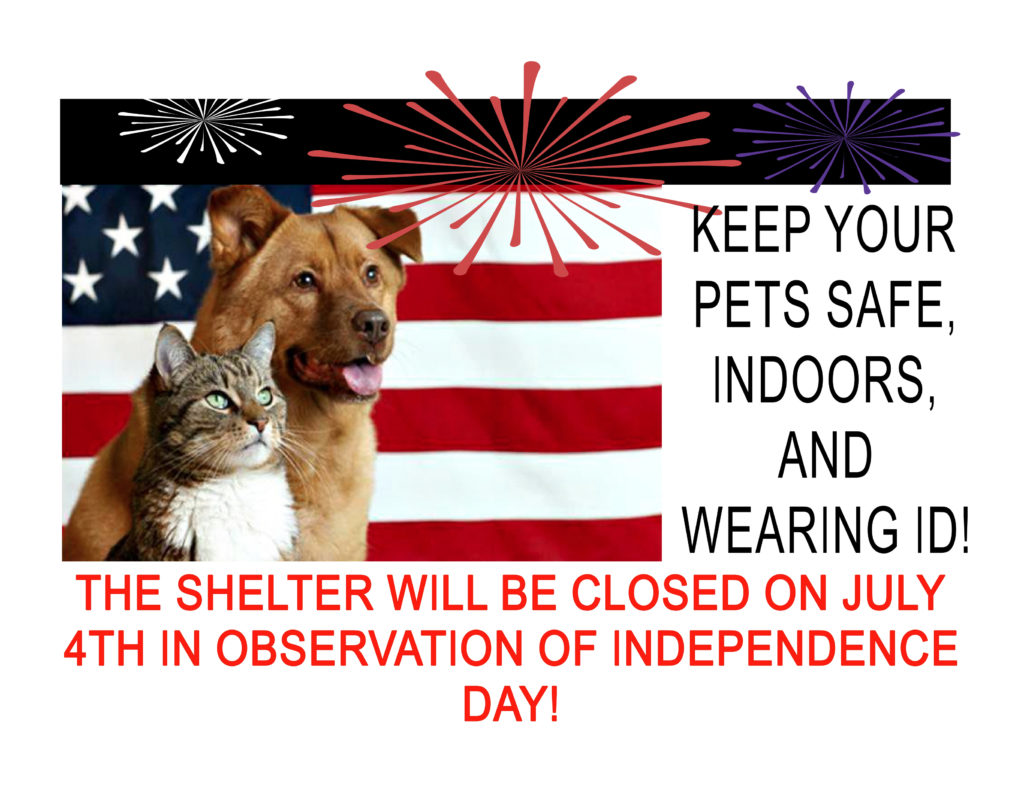 4th of July Closing - New Albany/Floyd County Animal Shelter